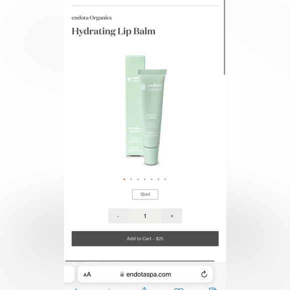 Endota Organics Makeup Endota Organics Hydrating Lip Balm Poshmark
